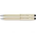 Personalized Promotional Products - Cross Century II 10 Karat Gold Filled/Rolled Gold Ball-Point Pen/0.5mm Pencil Set
