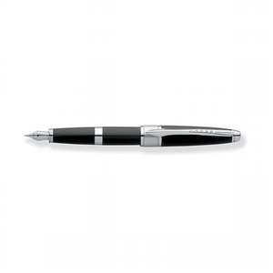 Custom Promotional Cross Apogee Black Star Lacquer Fountain Pen