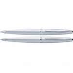 Wholesale Promotional Products - Cross ATX Matte Chrome Ball-Point Pen and 0.5mm Pencil Set