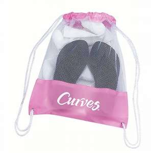Mesh Drawstring Backpack 
