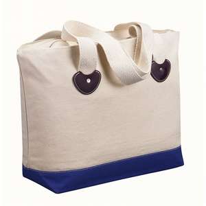 Zippered Boat Tote