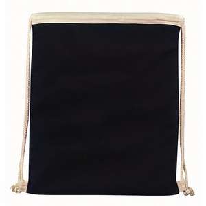 Cotton Drawstring Backpack 