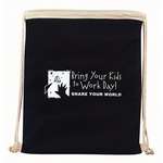 Wholesale Backpacks - Cotton Drawstring Backpack