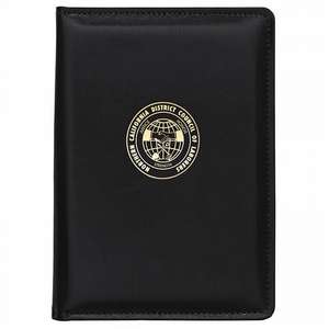 Custom Promotional Jr. Pacesetter Bonded Leather Folder