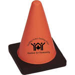 Logo Construction & Building Stress Balls - Construction Cone Stress Releiver