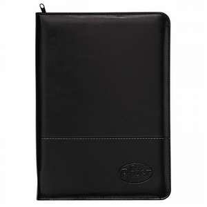 Custom Promotional Script Zippered Padfolio