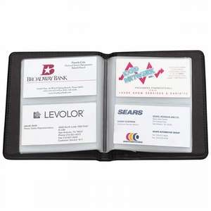 Script Large Business Card Album