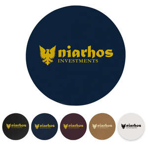 Custom Promotional Round Leather Coaster