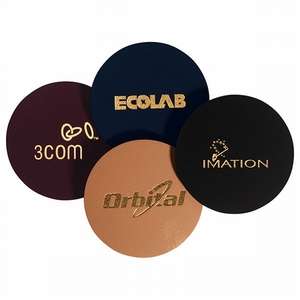 Round Leather Coaster 