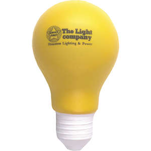 Custom Promotional Light Bulb Stress Ball