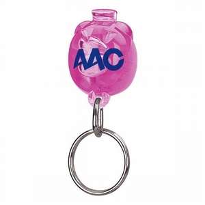 The Bank'r Key Tag Pink, Translucent