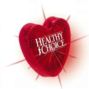 Custom Promotional Heart Flashing Clip