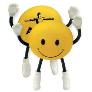 Custom Promotional Smile Face Stick People Stress Ball