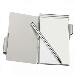 Aluminum Jotter Pad with Pen 