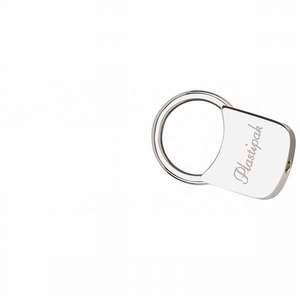 Custom Promotional Silver Twist-Lock Keyholder
