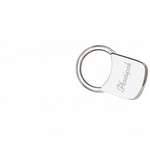 Customized Keychains & Key Tags - Silver Twist-Lock Keyholder