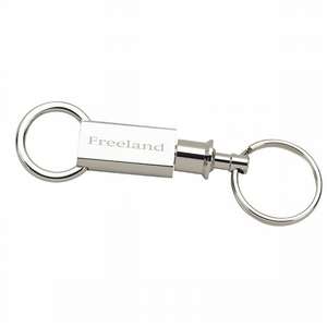 Custom Promotional Silver Twist-Lock Key Separator