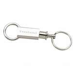 Custom Keychains & Key Tags - Silver Twist-Lock Key Separator