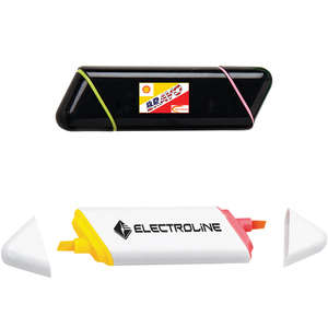 Custom Promotional Two Color Highlighter