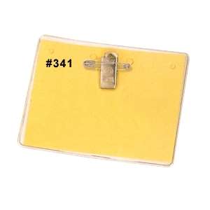 Badge Pin Holder with Bulldog Clip and Pin