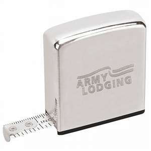 Engraved Chrome Tape Measure 