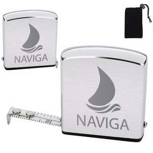 Custom Promotional Engraved Chrome Tape Measure