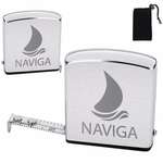 Promotional Flashlights, Knives & Tools - Engraved Chrome Tape Measure