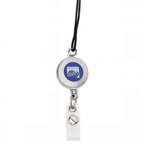Custom Promotional Retractable Badge Holder with Neck Cord