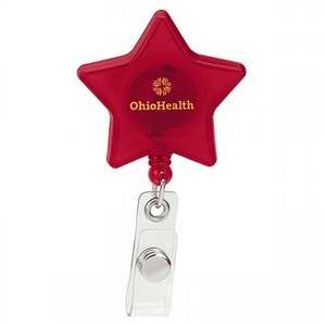 Shooting Star Retractable Badge Holder