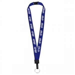 3/4 Inch Breakaway Lanyard with Key Ring