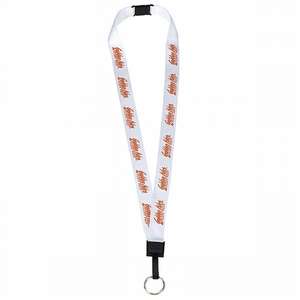 3/4 Inch Breakaway Lanyard with Key Ring