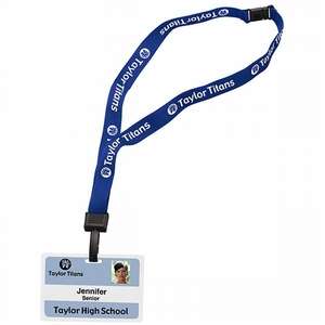 Custom Promotional 3/4 Inch Breakaway Lanyard with Key Ring