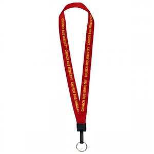 3/4 Inch Lanyard with Key Ring