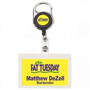 Carabiner Badge Holder
