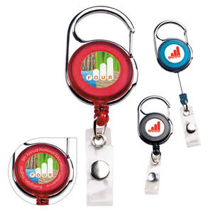 Custom Promotional Carabiner Badge Holder