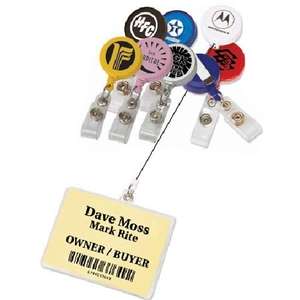 Round Retractable Badge Holder and Badge Reel 