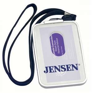 Swivel Business Card Holder with Lanyard