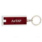 Personalized Flashlight Keychains - Rectangle LED Keylight