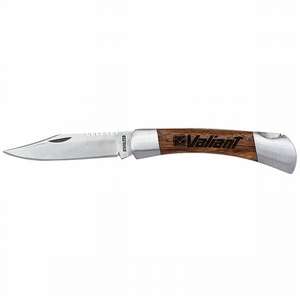 Small Rosewood Pocket Knife with Silver Accents