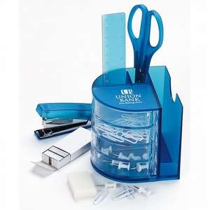 Custom Promotional Multi-Tray Desk Organizer Set