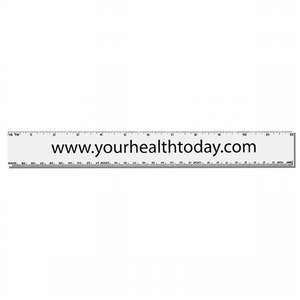 Twelve-Inch Wide Molded Ruler