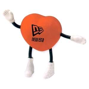 Custom Promotional Heart Stick People Stress Ball