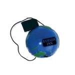 Personalized Yo-Yo Stress Balls - Globe Yo-Yo Stress Reliever