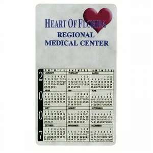 Business Card Calendar Magnet 