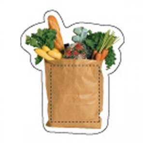 Custom Promotional Grocery Bag Shaped Magnet
