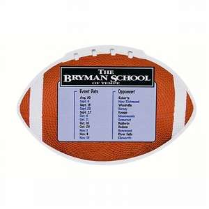 Jumbo Football Shaped Magnet