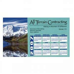 Small Billboard Calendar Magnet 
