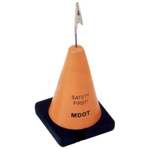 Custom Promotional Construction Cone Memo Holder Clip
