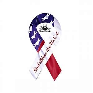 Custom Promotional Ribbon Magnet with Cutout