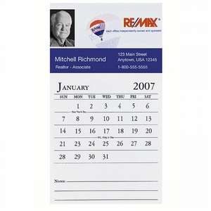 Custom Promotional Business Card/Calendar Magnet